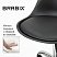 превью Кресло стул BRABIX «Eames MG-310 CH», хром, пластик черный, экокожа черная