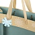превью Пакет подарочный (1 шт. ) новогодний, 20×8х20 см, «Snowflakes», прозрачное окно, крафт, ЗОЛОТАЯ СКАЗКА