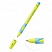 превью Ручка шариковая Stabilo «LeftRight» для правшей, синяя, 0.8мм, грип, желтый/голубой корпус