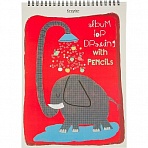 Альбом для рисования Kroyter Elefant А4 40 листов (обложка в ассортименте)