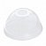 превью Крышка для стакана 95 мм пластиковая прозрачная купольная с отверстием 50 штук в упаковке