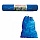 Мешки для мусора 200 л, завязки, синие, в рулоне 5 шт., ПВД, 45 мкм, 85×110 см, прочные, КОНЦЕПЦИЯ БЫТА VITALUX