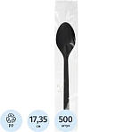 Ложка однор. столов. ПП набор 1/1 черн. в инд. уп., 500 шт/кор (H11-016)