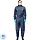 Комбинезон многоразовый с капюшоном Jeta Safety JPC75b синий 55 г/кв.м (размер XXL)