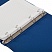 превью Бизнес-тетрадь Attache А5 80 листов синяя в клетку на кольцах (165×215 мм)