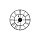 Часы настенные Clock Dark Blue (30.6×30.6×4.5 см)
