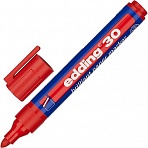 Маркер перманентный пигментный Edding E-30/002 красный (толщина линии 1.5-3 мм)