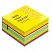 превью Стикеры 76×76 мм Attache Bright colours Мармелад неоновые 6 цветов (1 блок, 400 листов)