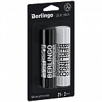 Клей-карандаш Berlingo «Monochrome», 21г, 2шт., блистер