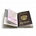 превью Обложка для паспорта ДПС с файлами для автодокументов из ПВХ коричневого цвета (2812. АП-204)