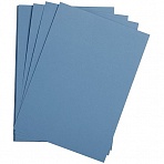 Цветная бумага 500×650мм., Clairefontaine «Etival color», 24л., 160г/м2, королевский синий, легкое зерно, хлопок