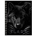 превью Тетрадь 96л., А5, клетка на гребне BG «Just Black», soft-touch ламинация, выб. лак