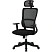 превью Кресло для руководителя Комус Мебель (Easy Chair) 634 чёрное (сетка/ткань, пластик)