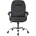 превью Кресло для руководителя Easy Chair 668 чёрное (экокожа, металл хромированный)