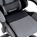 превью Кресло компьютерное DEFENDER Strider, 2 подушки, ткань/экокожа, черное/серое, ш/к 26715