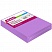 превью Стикеры 76×51 мм Attache неоновые фиолетовые (1 блок, 100 листов)