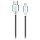 Кабель Smartbuy iK-512NS, USB(AM) - Lightning(M), для Apple, в оплетке, 2A output, 1м, белый, черный