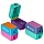Точилка пластиковая Berlingo «ColorShift», 2 отверстия, контейнер, ассорти, туба