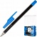превью Ручка шариковая Attache Economy синяя (черный корпус, толщина линии 0.7 мм)