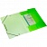 превью Папка на резинках Attache Neon А4 20 мм пластиковая до 150 листов салатовая (толщина обложки 0.5 мм)