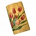 превью Пакет-майка ПНД Тюльпаны желтый 21 мкм (30+16×55 см, 100 штук в упаковке)