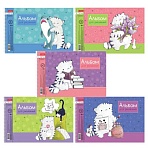 Альбом для рисования А4 32 л., спираль, обл. картон, HATBER, 198×300 мм, «Приключения кота Пирожка» (5 вид), 079775