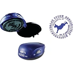 Оснастка для печати овальная Colop Stamp Mouse 40 мм с крышкой синяя