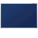 Доска текстильная 60x90 см Attache цвет покрытия синий алюминиевая рама