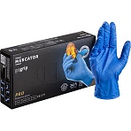 Перчатки одноразовые нитрил GOGRIP BLUE цв. голубой (25пар/уп)р. L, ПС