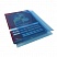 превью Обложки для переплета пластиковые GMP прозр синие рифлен А4 400мкм 50шт/уп