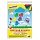 Цветная бумага, А4, мелованная САМОКЛЕЯЩАЯСЯ, 5 листов 5 цветов, в пакете, 80 г/м2, ЮНЛАНДИЯ, 210×297 мм