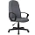 Кресло для руководителя Комус Мебель (Easy Chair) 570 чёрное (натуральная кожа с компаньоном, металл хромированный)