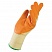 превью Перчатки текстильные MAPA Enduro/Titan 328, покрытие из натурального латекса (облив), размер 10 (XL), оранжевые/желтые