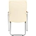 превью Конференц-кресло Easy Chair 807 VPU бежевое (экокожа, металл хромированный)