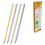 Карандаш чернографитный BIC, 1 шт., «Evolution Pastel», HB, без ластика, корпус ассорти