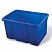 превью Ящик для хранения штабелируемый, 60 л, 60×40×34 см, цвет синий
