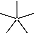 Крестовина для кресла VB_D 650мм металл черный, сборная CROSS/FINGAL
