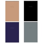 Блокнот БОЛЬШОЙ ФОРМАТ А4 198×297 мм, 80 л., гребень, подложка, клетка, BRAUBERG «Minimal Classic»