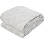 Плед микрофибра Luscan, фактура серый 200×220