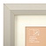 превью Рамка 15×21 см с паспарту 10×15 см небьющаяся, аналог IKEA, багет 26 мм, МДФ, BRAUBERG «Zool», серая