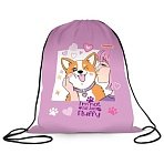 Мешок для обуви ПИФАГОР, 1 отделение, 42×34 см, «Fluffy akita»