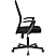 превью Кресло офисное Easy Chair 225 PTW черное (сетка/ткань, металл)
