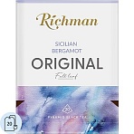 Чай Richman Sicilian Bergamot черный с бергамотом 20пирх2г