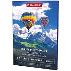 Фотобумага матовая, А4, 230 г/м2, односторонняя, 50 листов, BRAUBERG EXTRA