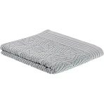 Полотенце махровое Комус банное бордюр Жаккард 70×120 см,500 г/м2, Голубой
