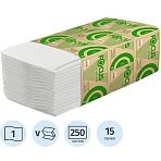 Полотенца бумажные д/дисп. FOCUS Eco Vсл 1сл бел 250л 15пач/уп 5083741 п/э