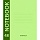 Тетрадь 48л., А5+, клетка Erich Krause «Neon», зеленая пластиковая обложка