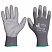 превью Перчатки рабочие Jeta Safety JP011g нейлоновые с полиуретаном (размер 7, S, 4 нити, 13 класс, 12 пар в упаковке)
