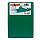 Доска-планшет BRAUBERG «NUMBER ONE» с прижимом А4 (228×318 мм), картон/ПВХ, ЗЕЛЕНАЯ