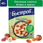 Каша Nestle Быстров овсяная изюм и орехи 17 штук по 40 г